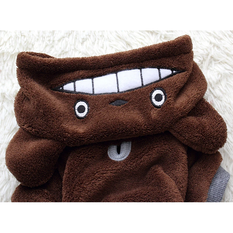 Новая зимняя одежда для собак пальто косплея костюмы с капюшоном домашних