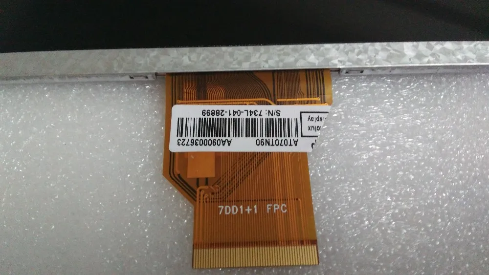 ЖК экран 7 0 дюйма INNOLUX AT070TN92 V.X 7DD1 + 1 FPC 800*480 для планшета автомобиля DVD LCD 165*100*3 мм|screen
