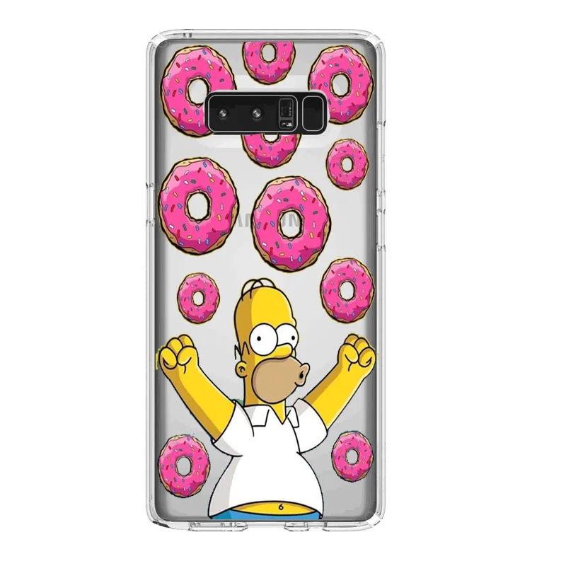 Симпсон ТПУ мягкий чехол для Samsung A30 A50 S10LITE S6 S9 S7 S8 S9PIUS S7EDGE 2018A8 A6 NOTE9 NOTE8 A8PIUS A6PIUS |