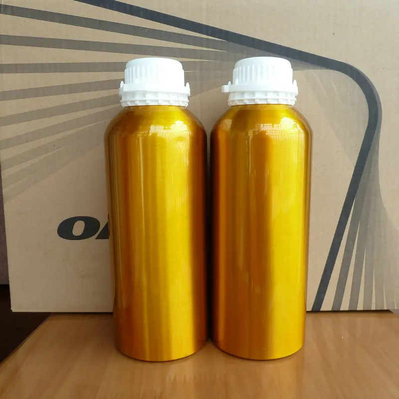 

Бесплатная доставка, алюминиевые бутылки для эфирного масла золотого цвета 1200 мл, алюминиевые бутылки для оливкового масла золотого цвета 1...