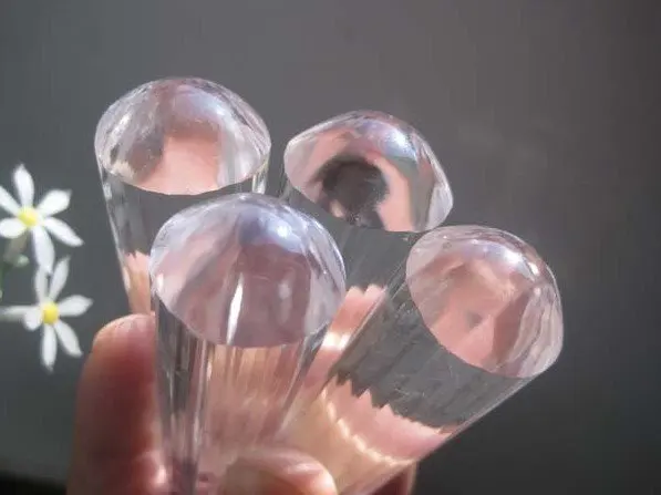 4 натуральный кристаллический кварцевый точечный 24 сторонний лечебный|quartz