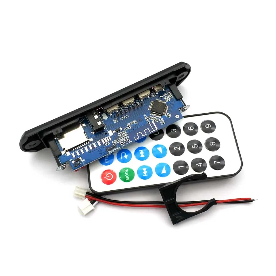 12V автомобиль Беспроводной Bluetooth MP3 WMA декодер доска аудио модуль USB TF радио плеер с пультом дистанционного управления