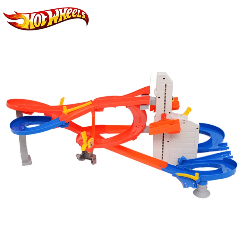 Оригинальный спортивный автомобильный трек Hotwheels обучающий захватывающего