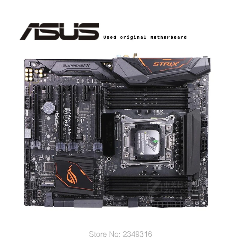 Для ASUS ROG STRIX X99 GAMING б/у оригинальная материнская плата Socket LGA 2011-3 V3 DDR4 для