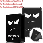 Чехол-книжка с красивым принтом для PocketBook Touch Lux 4 Basic Lux 2 ультратонкий Магнитный смарт-чехол для Pocketbook 627 616 632 shell