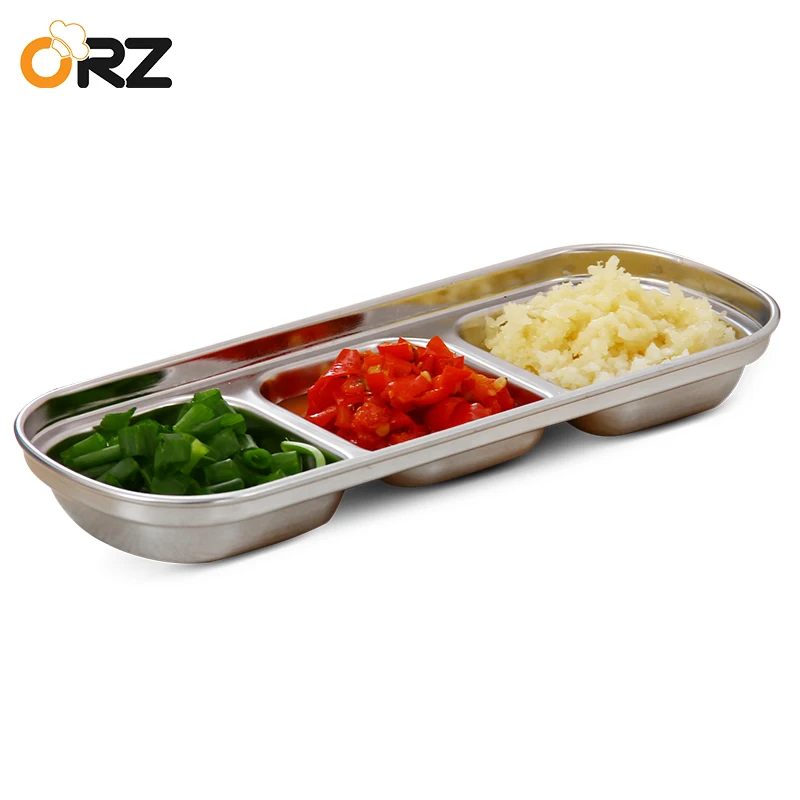 ОРЗ 3 решетки приправа тарелка для соевого соуса уксус соус блюдо закусок