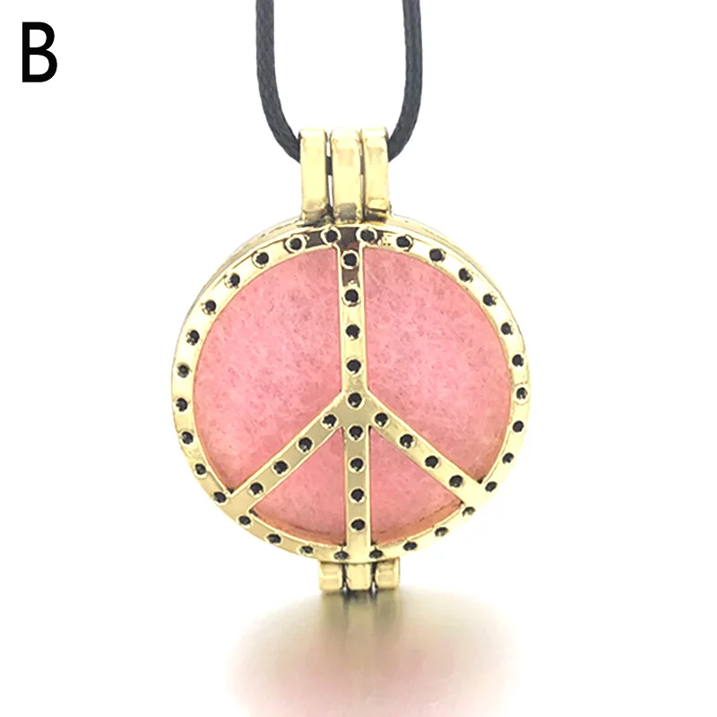 Бронзовый геометрический 014 ароматический диффузор на цепочке с открытой античной винтажной подвеской для эфирных масел и парфюма.