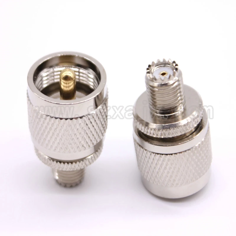 RF разъем PL259 UHF штекер к мини гнездовой адаптер Быстрая доставка|uhf male connector|uhf