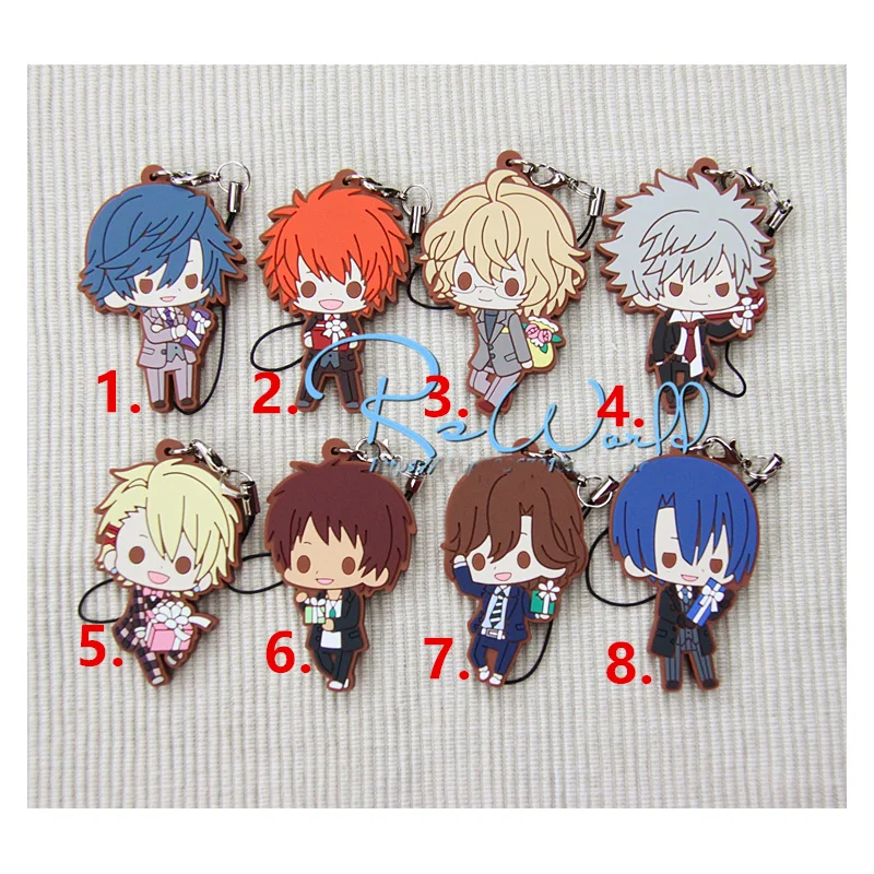 Аниме брелок бесплатно 1 шт. Резиновый ремешок для подвески Iwatobi swimclub Rin Matsuoka Nanase