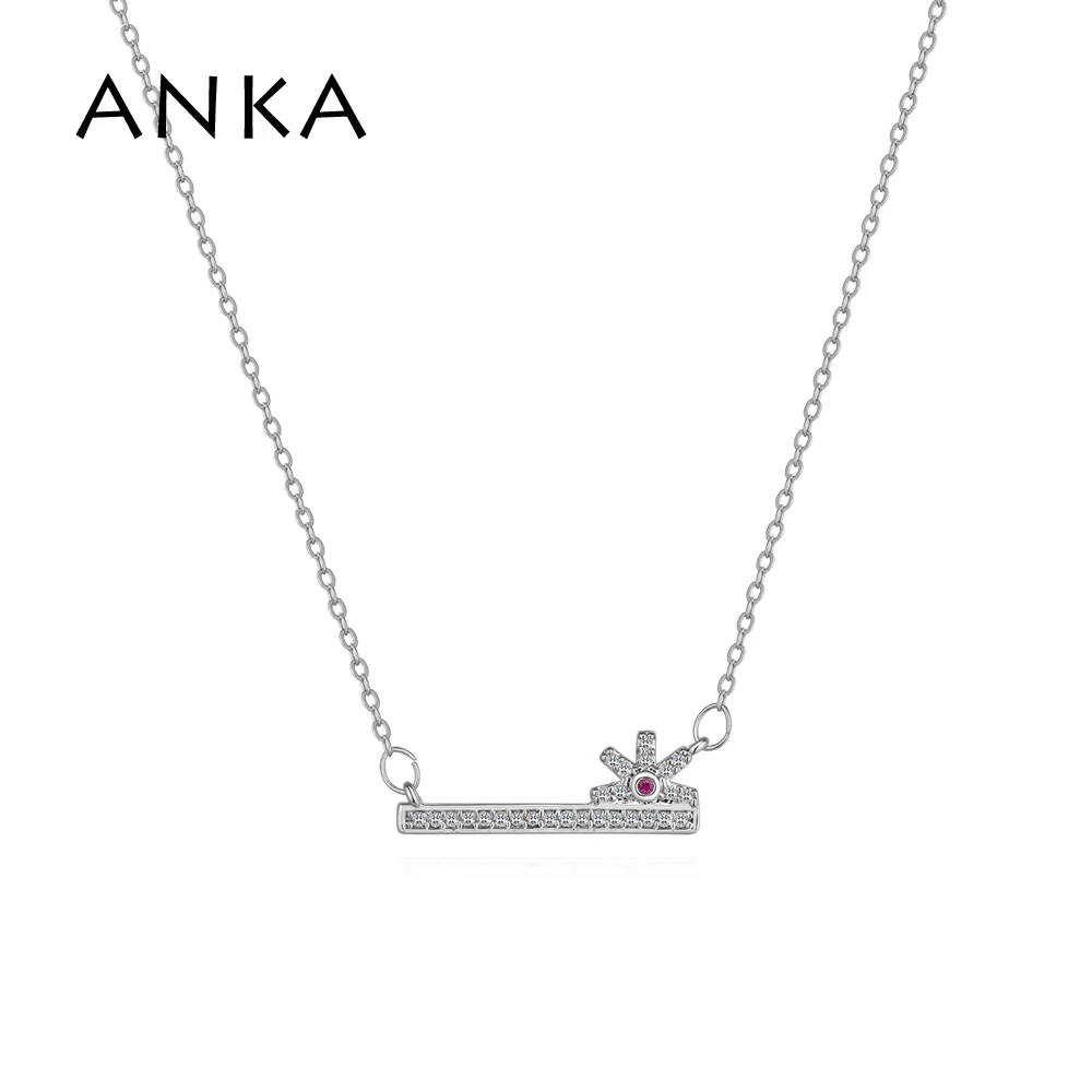 ANKA ожерелья и подвески для женщин девушек модные с цепочкой AAA кубический
