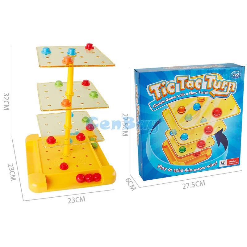 2 4 игрока твист Tic Tac с закругленным носком игры или спина в 1 взаимодействие