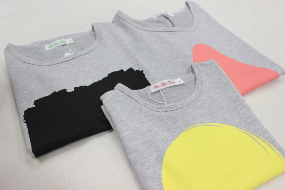 Мода Семья Соответствующие Наряды Футболки одежды семьи отца мать дочь одежда