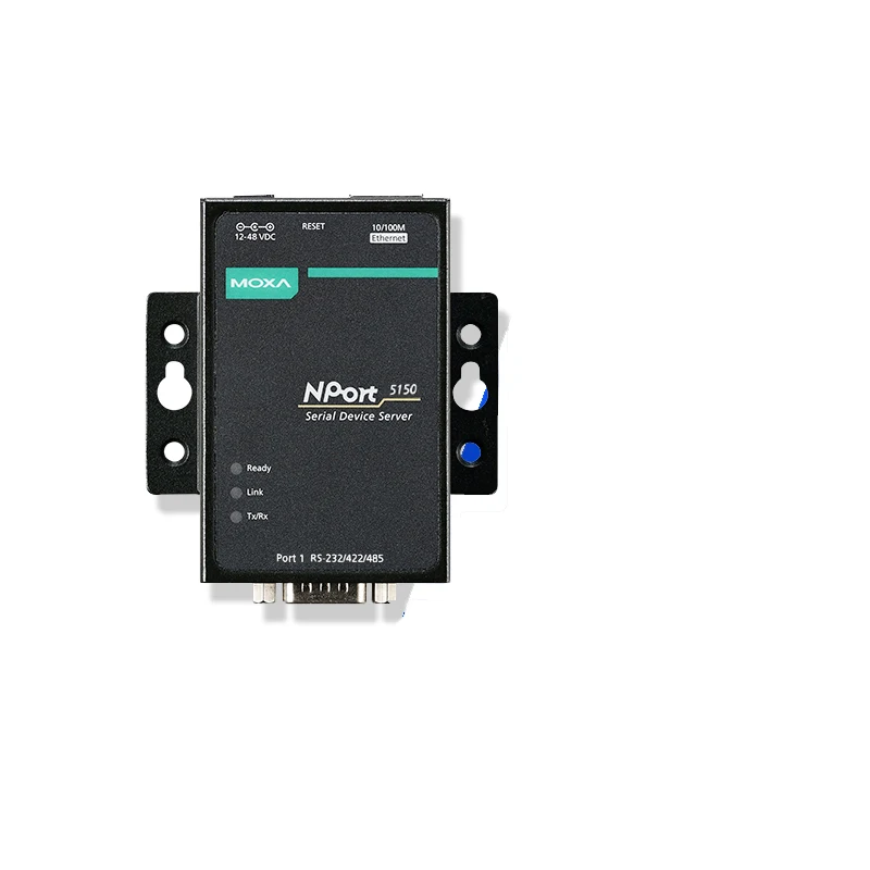Мокса N Порты и разъёмы 5150 1 RS232 RS422 RS485 серийный к Ethernet конвертер сервер