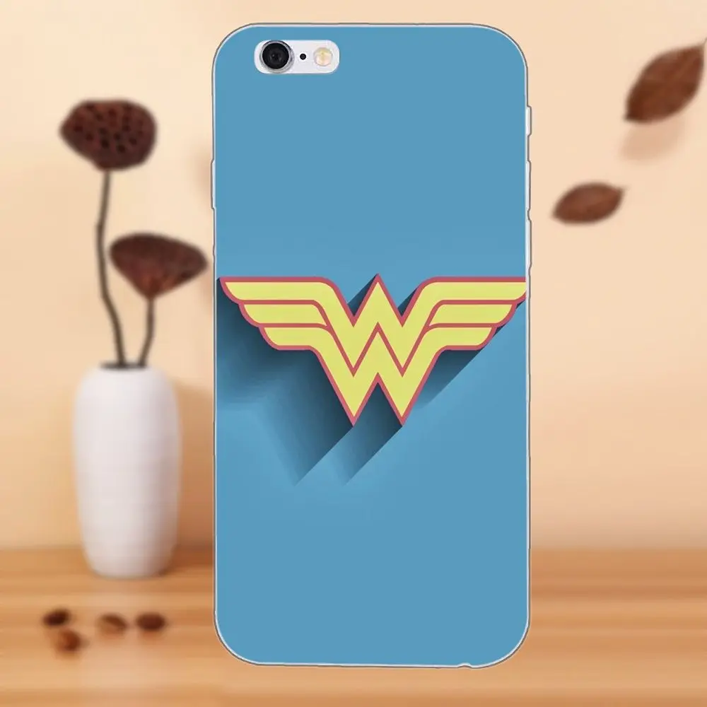 Комиксов Wonder Woman логотип плакат для Huawei P7 Honor 4C 5A 5C 5X6 6C 6A 6X7X8 9 V8 V10 Y3II Y5II Y6II G8 играть