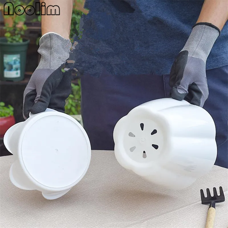 Пластиковый подвесной самозаправляющийся цветочный горшок красочный простой