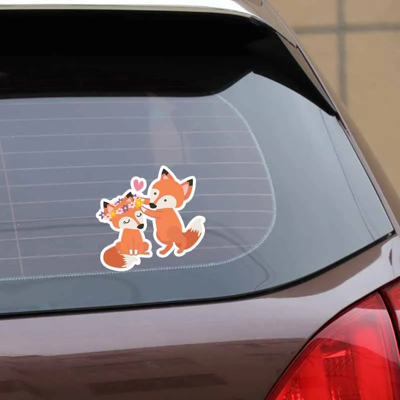 YJZT 14.5CM*14CM Beautiful Fantastic PVC Animal Nice Quality Car Sticker Decals 5-0938 | Автомобили и мотоциклы
