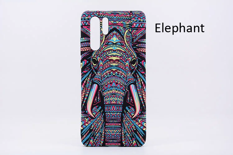Светящийся в темноте ночной светящийся чехол для huawei P30 Pro Tiger Elephant Lion Wolf защитный чехол