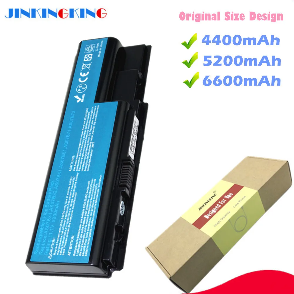 Аккумулятор для ноутбука ACER Aspire батарея 5220 5520 5230 5235 5300 5310 5315 5330 5520G 5530G серии AS07B31