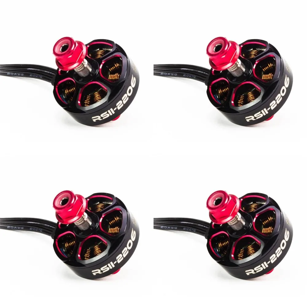 4 шт. Emax RSII 2206 бесщеточный двигатель 3 6S 1700/1900kv 2 4S 2300/2700kv двигатели для