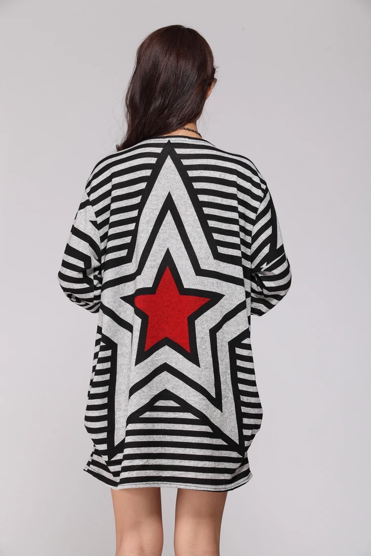 

plus size women 2018 new auturn summer Hoodies & Sweatshirts casual pullover large long sleeve loose big plus size star XL-5XL