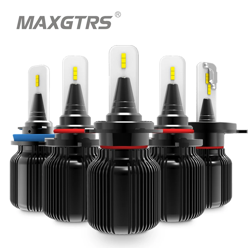 2 шт. мини лампа H4 H7 H8 H11 9005 9006 HB3 HB4 9012 6000 лм|Передние LED-фары для авто| |