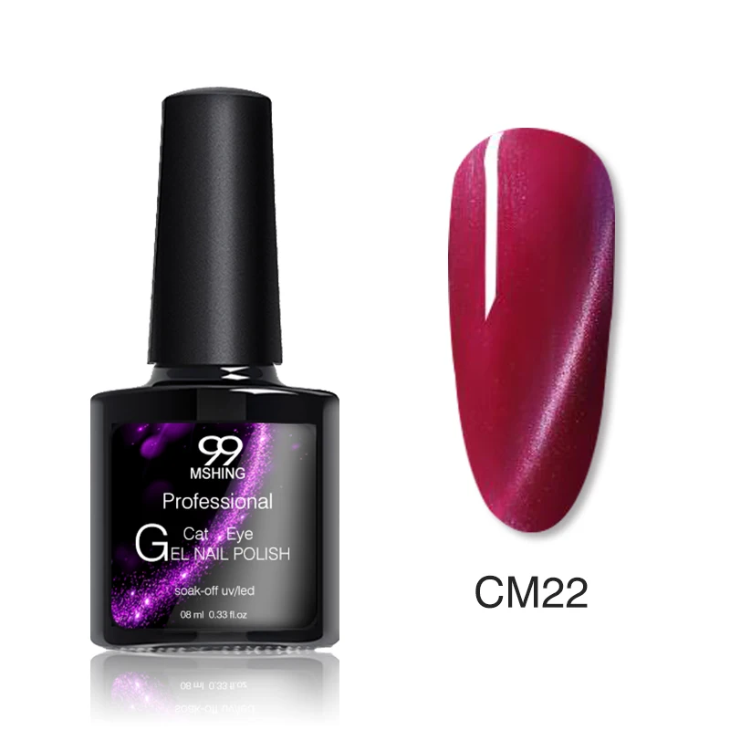 CM22 Mshing99 3D кошачий глаз Гель-лак для ногтей vernis Полупостоянный УФ-лак для маникюрный гель для ногтей праймер верхнее покрытие Гель-лак - Цвет: CM22