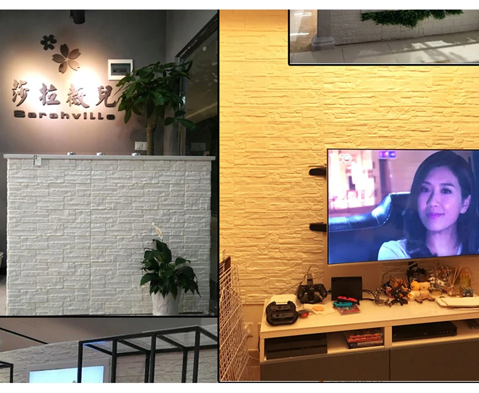 3D стеновые панели для гостиной 3D кирпичные каменные обои для детской комнаты спальни домашний Декор 3D водонепроницаемые самоклеящиеся обои