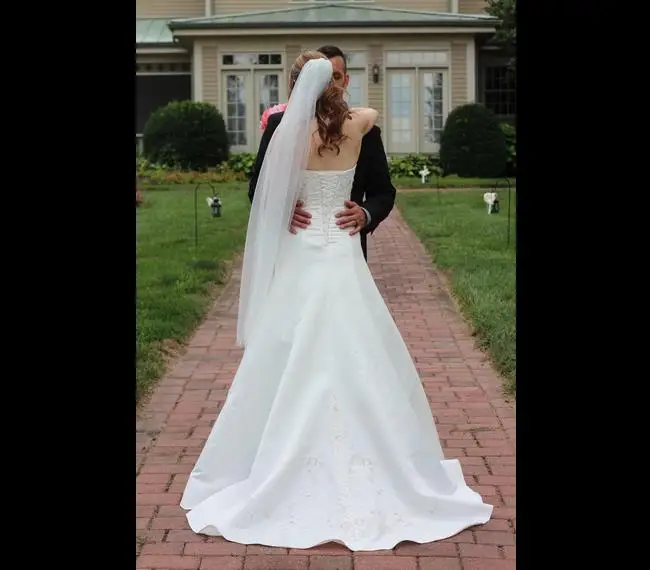 Индивидуальная свадебная вуаль с порезанными краями размером от 0 75 м до 5 метров