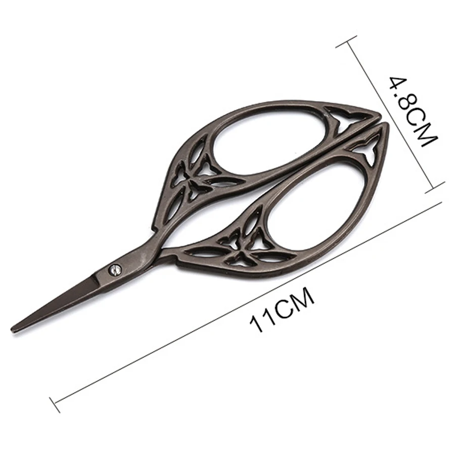1 шт. европейские винтажные цветочные ножницы из нержавеющей стали швейные