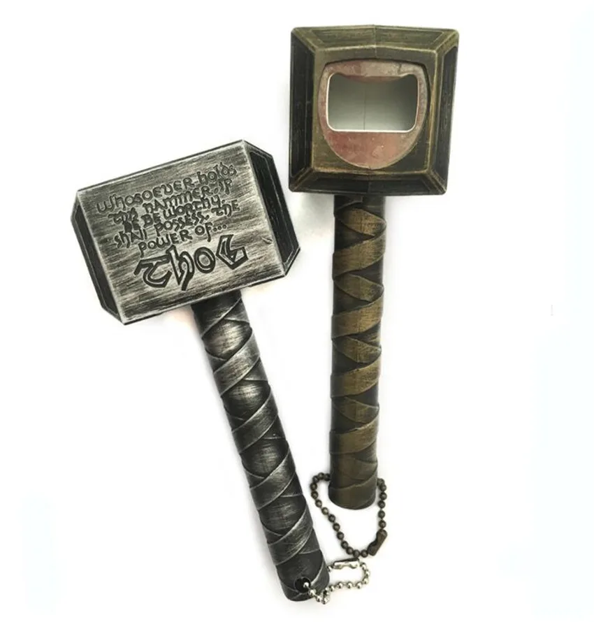 Фильм Тор косплей реквизит металлическая Броня Mjolnir креативный причудливый открывалка для бутылок пива