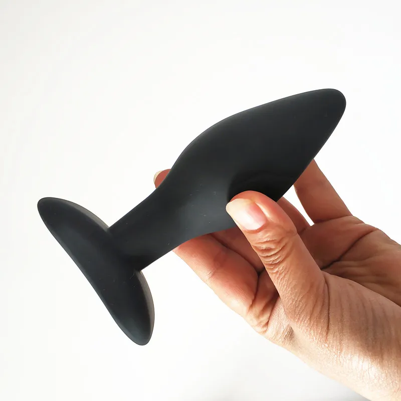 30-45mm Sexy Black Silicone Anal Plug Massage Adult Gay Sex Toys For Women Man Buttplug sexo anal butt plug erotic toys Products | Красота и