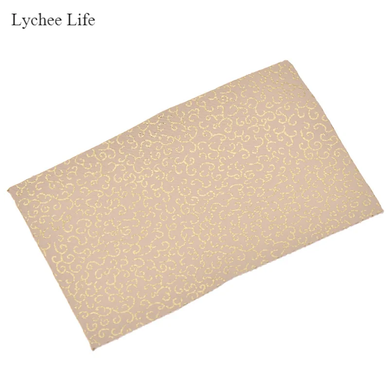 Lychee Life винтажная синтетическая искусственная кожа A4 ткань для украшения одежды