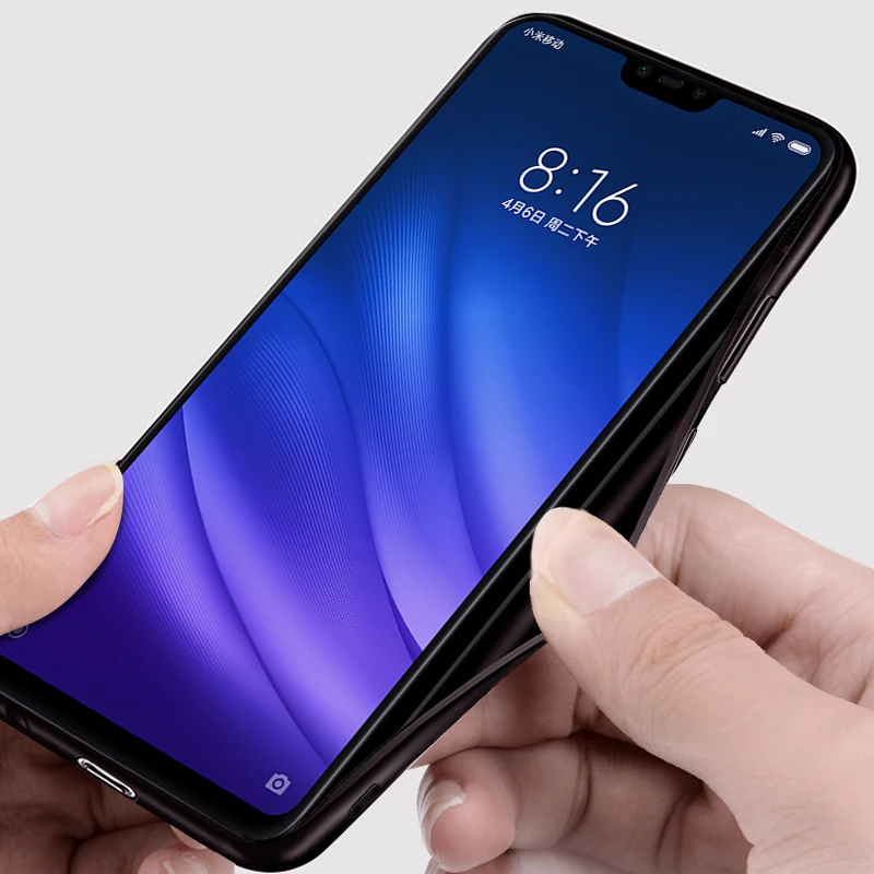 Чехол для Xiaomi mi 8 lite MOFI pro тканевая кожаная задняя крышка чехол xiaomi 8X/mi8 полный |