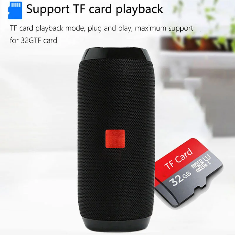 Портативный беспроводной Bluetooth динамик открытый стерео Бас громкий коробка