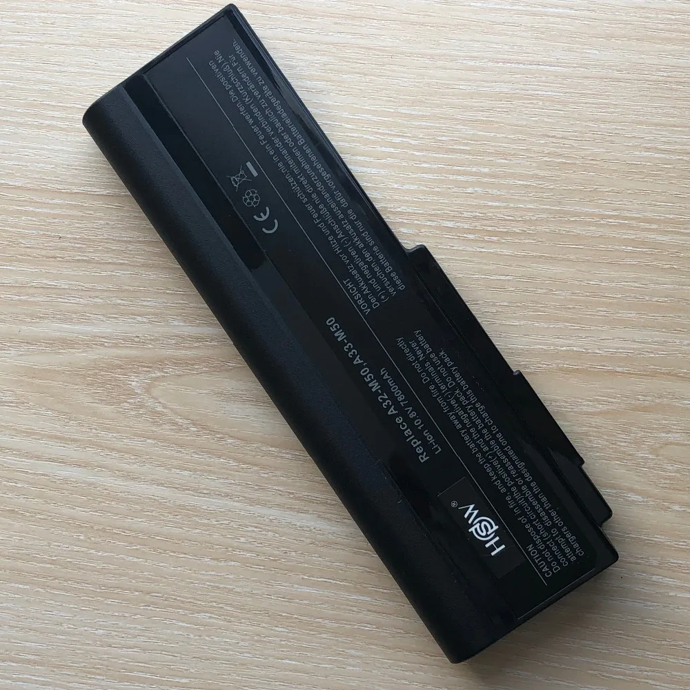 7800 мАч аккумулятор для ноутбука Asus N53 A32 M50 M50s N53S N53SV N61 X64 A33 M50|laptop battery|battery for asuslaptop