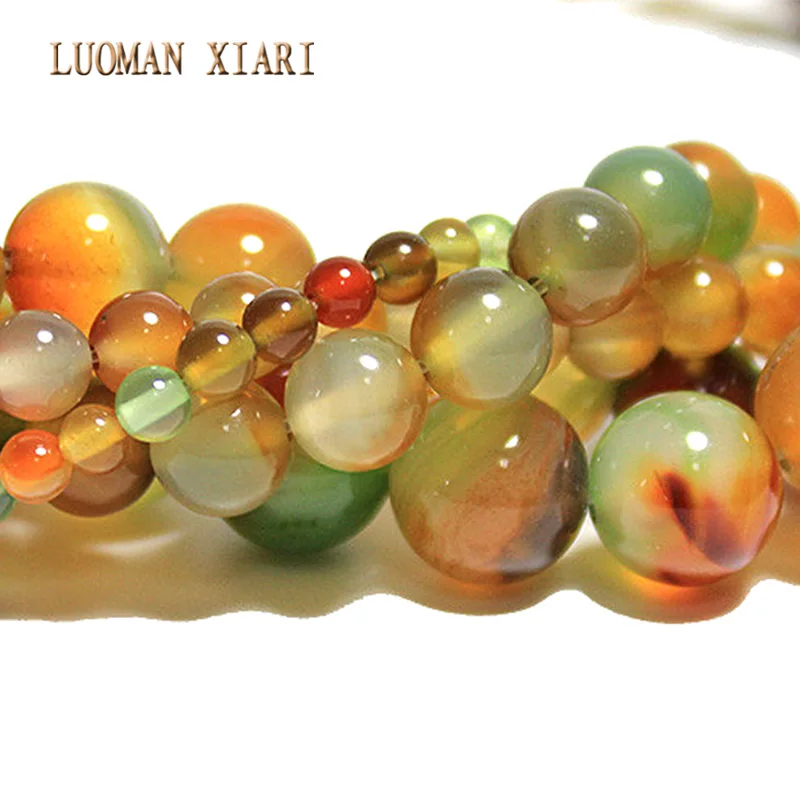 Бусины Павлиньего агата смешанные цвета AAA + для изготовления ювелирных изделий