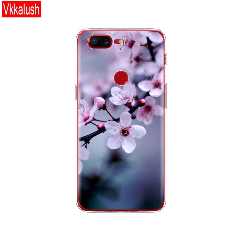 Мягкий ТПУ чехол для Oneplus 5T 5 3 цветной рисунок Ультратонкий силиконовый телефона s