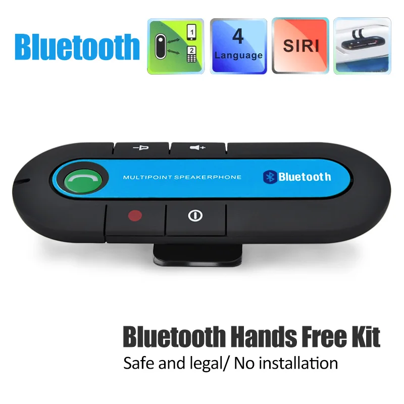 2018 Громкая связь V4.1 EDR солнцезащитный козырек Bluetooth 4 1 Автомобильный приемник