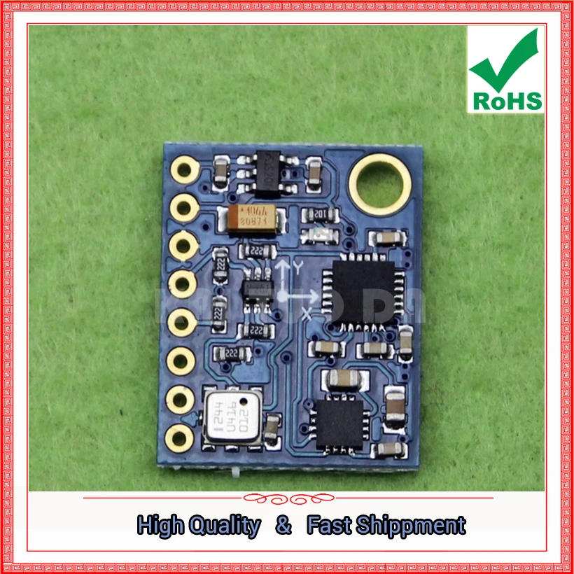 Φ 10DOF MPU6050 HMC5883L BMP180 плата модуля датчика (C2B6) | Электронные компоненты и