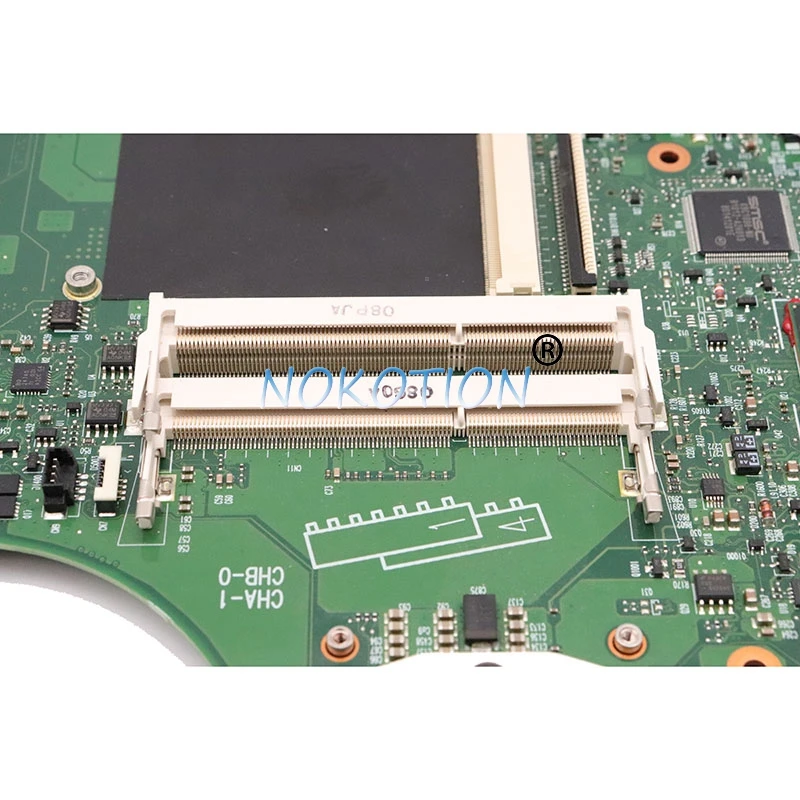 NOKOTION 595700-001 основная плата для hp elitebook 8740w 8740p материнская плата для ноутбука с 4 слотами памяти