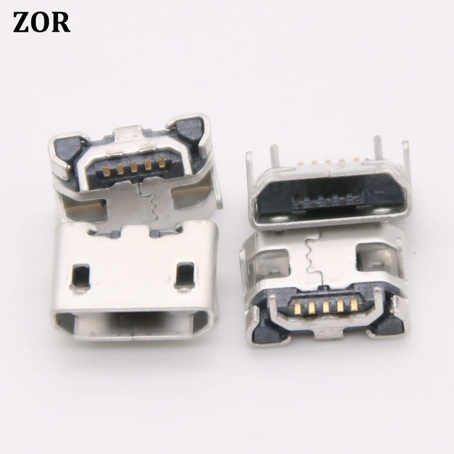 200pcs Replacement Mini Micro USB Charging Socket Port Connector Jack Power Plug Dock For Lenovo Tab 2 A10-70F ZA00 | Мобильные