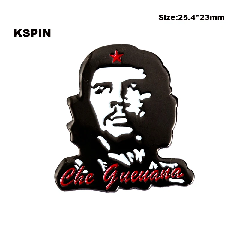 

Che Guevara Metal Lapel Pin Badges for Clothes Military Badges Brooch Jewelry XY0064