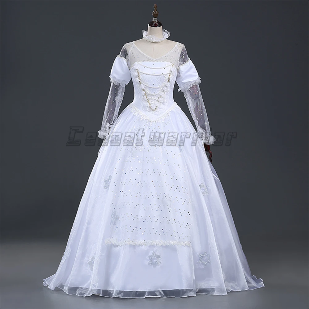 Алиса в стране чудес белая королева костюм платье девушки Хэллоуин Необычные