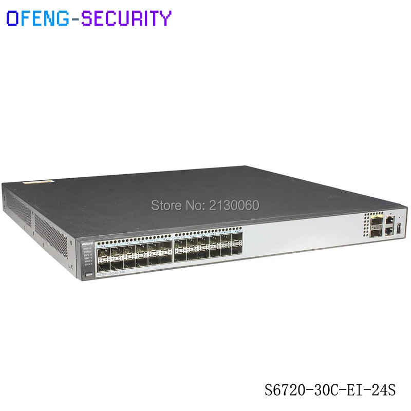 Оригинальные переключатели Серии huawei S6720-30C-EI-24S -DC AC S6720 волоконный переключатель