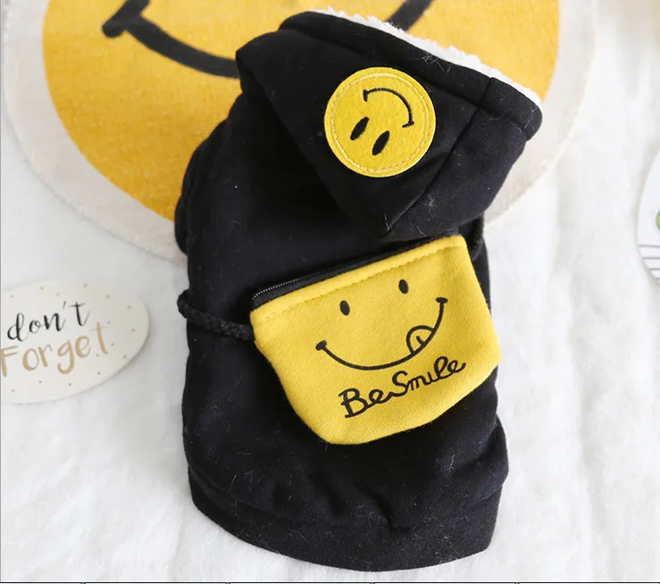 Smile Hat Карманный зимний теплый свитер для собаки жилет рубашка Толстовки для собак одежда из Йоркшира Одежда для кошек собак Одежда для питомца, щенка