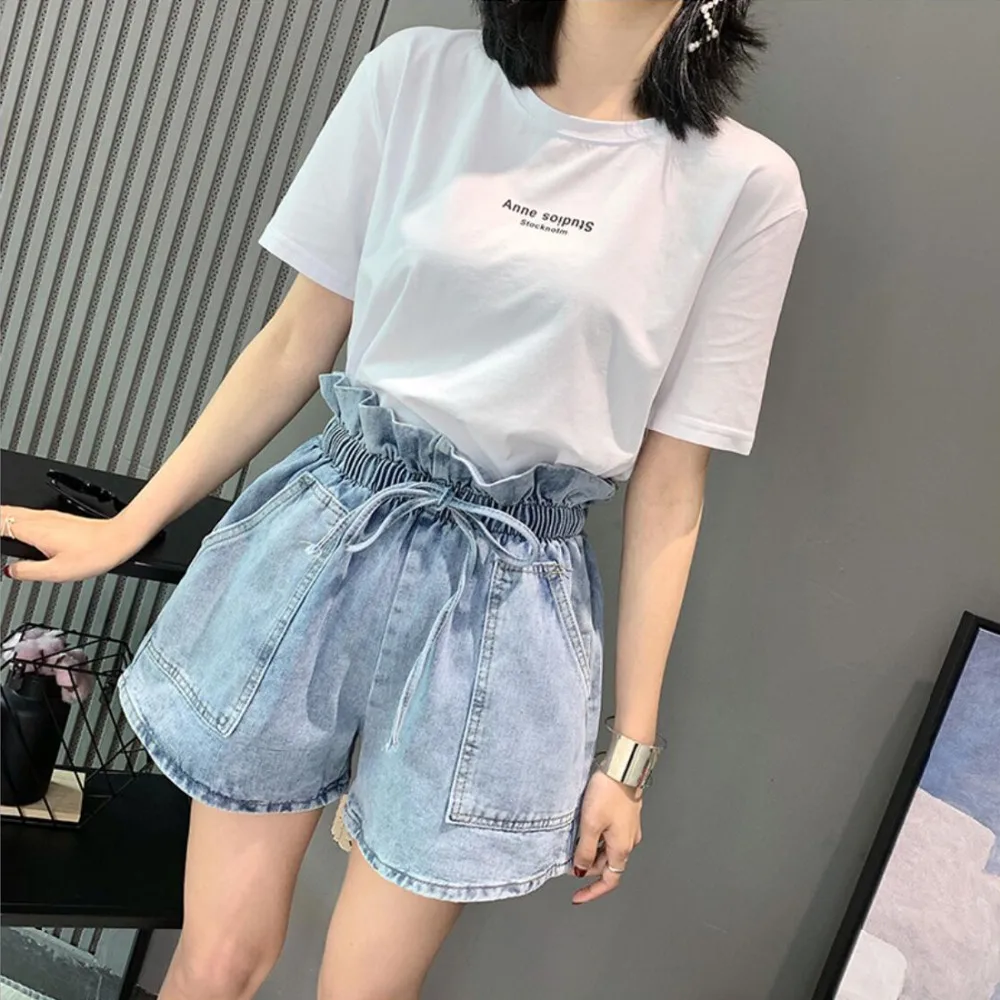 

Harajuku short-sleeved letter print cotton brand t shirt Graphic Tees Hipster Tumblr Cozy tops drop ship