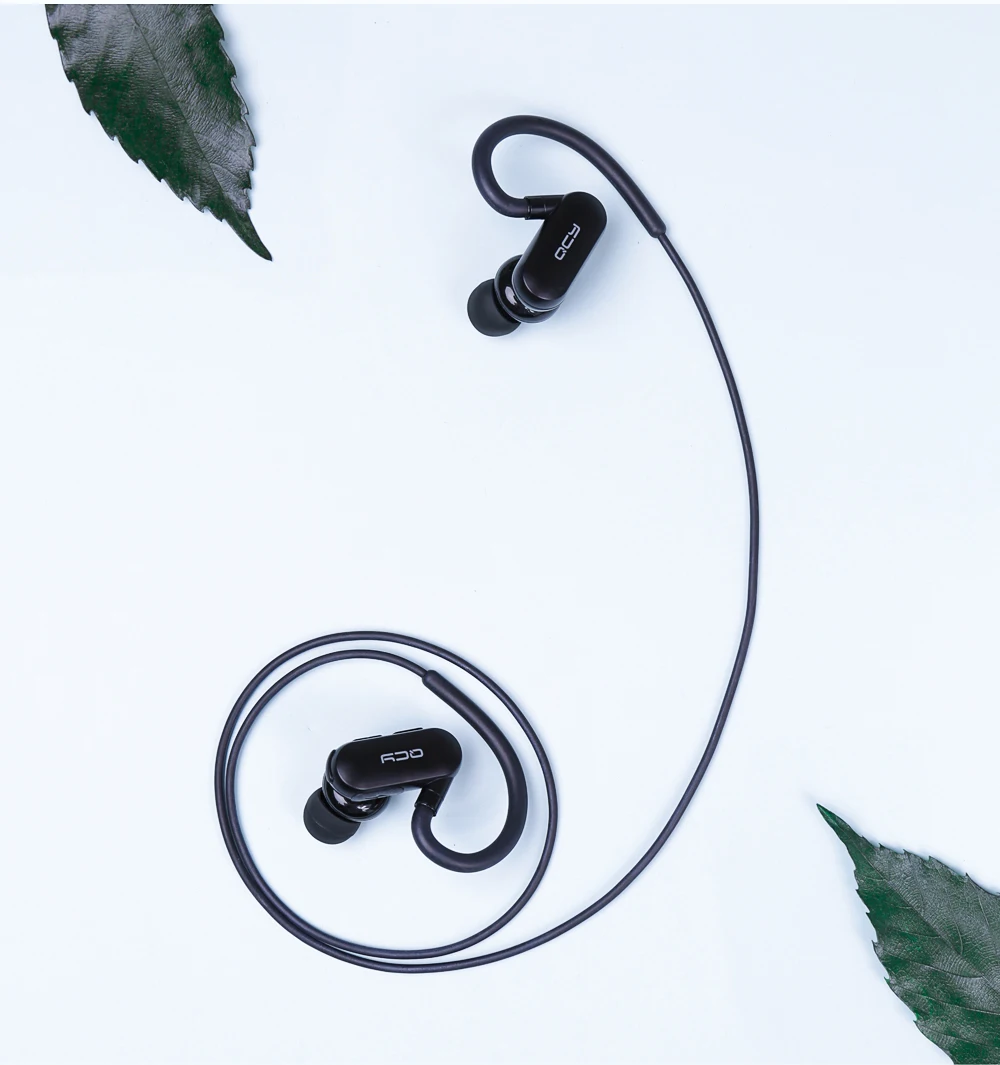 QCY QY31 Bluetooth 4,1 наушники, беспроводные наушники IPX4, Спортивная гарнитура с защитой от пота, стерео наушники с микрофоном