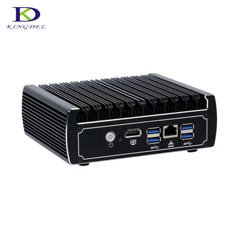 Новейшая Акция DDR4 Пальмовая неттоп компьютер windows 10 6 * LAN 1 RJ45 COM 16G RAM 512G SSD Dual Corei3 7100U