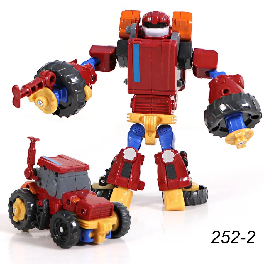 252-2R no box Новые стильные игрушки для молодых детей, корейский мультяшный деформационный робот, Tobot Brothers, аниме Tobot, квартран, игрушки для детей, деформационный автомобиль - Цвет: 252-2R no box