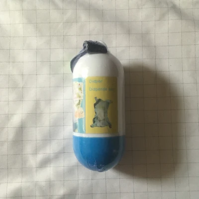 1pc Портативный Пластик пеленки поле одноразовые nappyies маленьких мусорный мешок для экскрементов домашних животных случае съемная коробка подгузник Организатор для мама и ребенок L32 - Цвет: 1pc